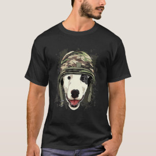 T-shirt Bull Terrier Soldat Militaire Jour des Anciens Com