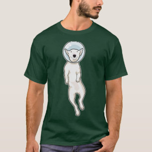T-shirt Bull Terrier Space
