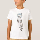 T-shirt Bull Terrier Space (Devant)