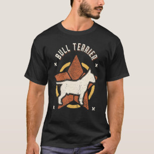 T-shirt Bull Terrier Vintage Retro Classic Chien