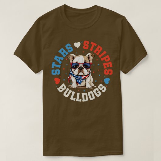 T-shirt Bulldog 3 (Design devant)