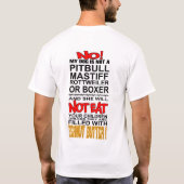 T-shirt Bulldog américain (Dos)