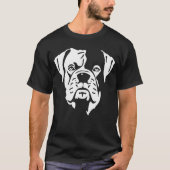 T-shirt Bulldog américain [00286] (Devant)