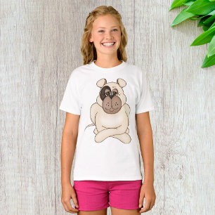 T-shirt Bulldog avec les grands yeux
