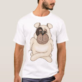 T-shirt Bulldog avec les grands yeux (Devant)