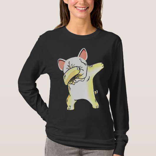 T-shirt Bulldog Dabbing (Devant)