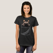 T-shirt Bulldog Dans Une Poche (Devant entier)