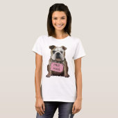 T-shirt Bulldog Free Hugs (Devant entier)