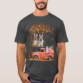 T-shirt Bulldog Lover Bunny Truck Eggs Tree Dog Rabbit Eas