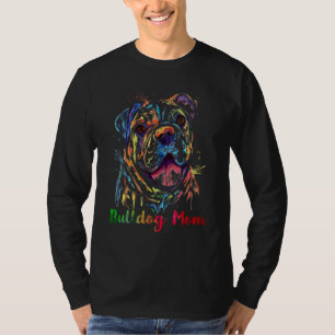 T-shirt Bulldog Mom English Bulldog Mothers Day