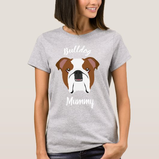 T-shirt Bulldog Mummy (Devant)