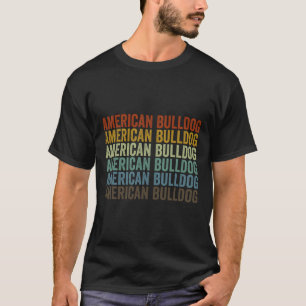 T-shirt Bulldog Retro