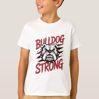 T-shirt Bulldog Strong
