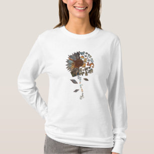T-shirt Bulldog Tournesol Vous Êtes Mon Monde Chien Thème