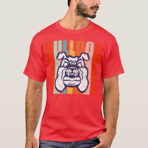 T-shirt Bulldogs School Sports Fan Team Spirit Mascot Gift