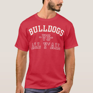 T-shirt Bulldogs vs All Sports Nom Cadeaux Hommes Femmes E