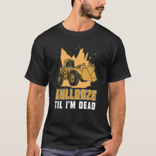 T-shirt Bulldozer de l'excavateur de l'école Pinball Wizar