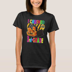 T-shirt Bulldozer I broyé 3e année d'études des enfants