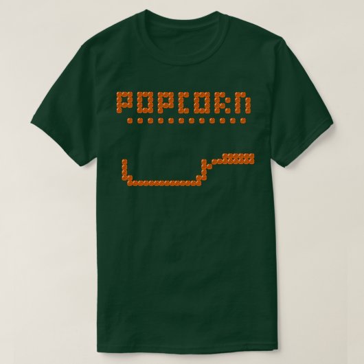 T-shirt Bulle Bobble Popcorn (Design devant)