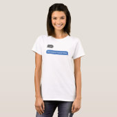 T-shirt Bulle Conversation d'argot coréenne ㄱ ㅊ (Devant entier)