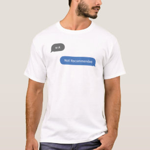 T-shirt Bulle Conversation d'argot coréenne ㅂ ㅊ non recomm