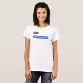 T-shirt Bulle Conversation d'argot coréenne ㅇ ㅜ ㄴ (Devant entier)