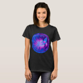 T-shirt Bulle de Betta bleu rond (Devant entier)
