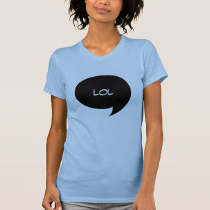 T-shirt Bulle de Texte de Bande Dessinée avec Texte Person