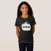 T-Shirt Bulle de texte HO HO HO (Devant entier)