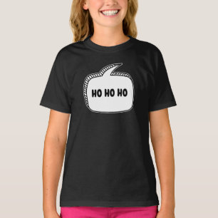 T-shirt Bulle de texte HO HO HO