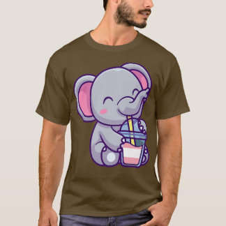 T-shirt bulle d'éléphants transgenre thé transgenre elepha