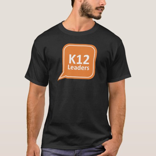 T-shirt bulle pour discours des dirigeants K12 (Devant)