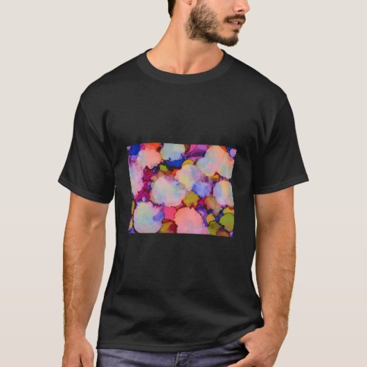 T-shirt Bulles Abstraites (Devant)