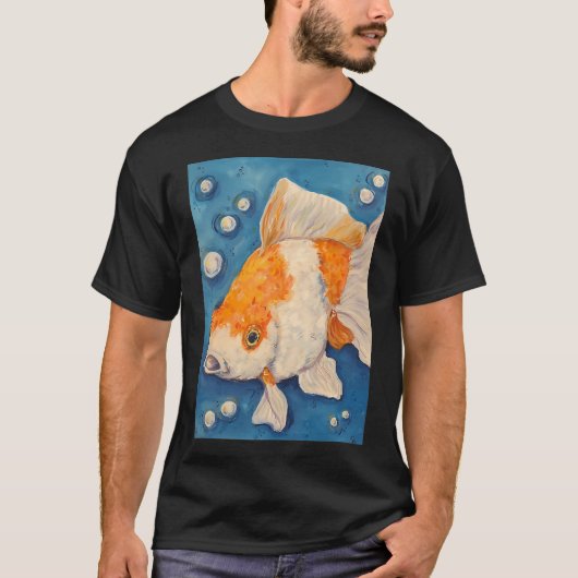 T-shirt Bulles Dorées (Devant)