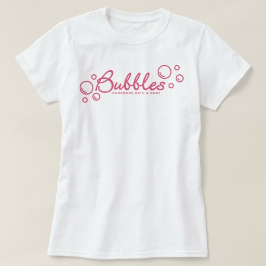 T-shirt Bulles noires orphelines (Design devant)