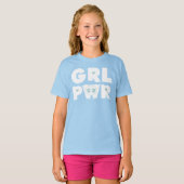 T-shirt Bulles :Pouvoir des filles (Devant entier)