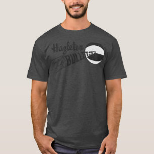 T-shirt Bullets Hazleton défectueux EBA Basketball 1973
