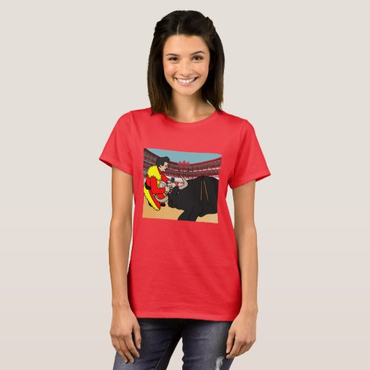 T-shirt Bullfight Torero Bull (Devant entier)