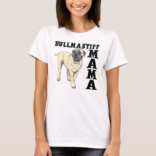 T-SHIRT BULLMASTIFF MAMA (Devant)