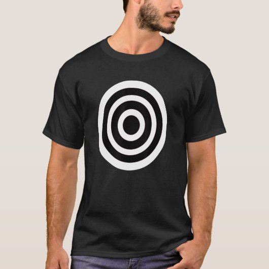 T-shirt Bullseye British Roundel Cible de flechettes Bulls (Devant)
