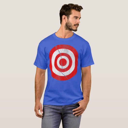 T-shirt Bullseye Cible de flechettes Dartboard cible RAF t (Devant entier)