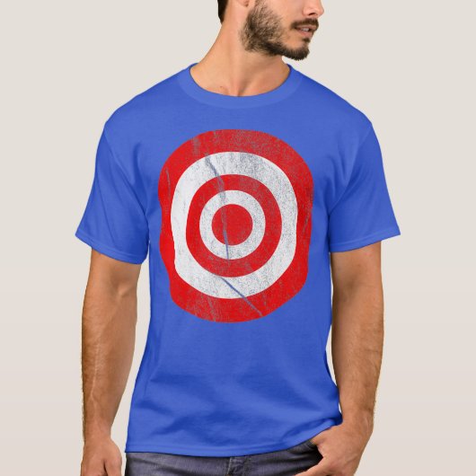 T-shirt Bullseye Cible de flechettes Dartboard cible RAF t (Devant)