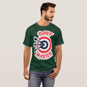 T-shirt Bullseye dart maître Dart Championnat et pub (Devant entier)
