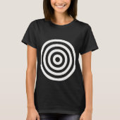 T-shirt Bullseye Target Circles Halloween Costume Funny T- (Devant)