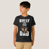 T-shirt Bully Dad Bulldog Pitbull (Devant entier)