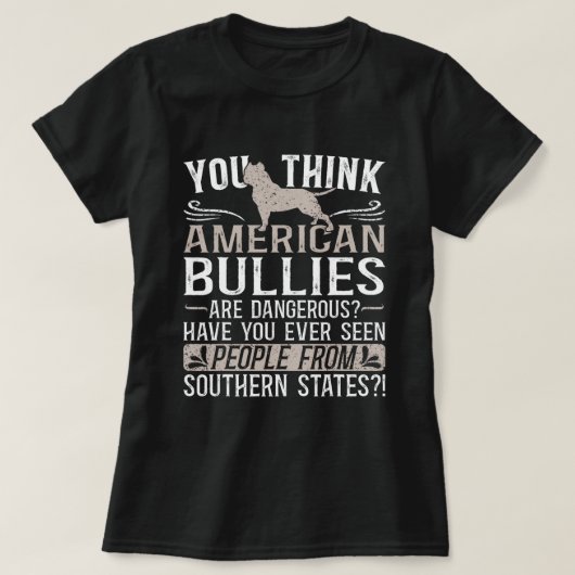 T-shirt Bully XL Pitbull Friendly Chien États-Unis Fan Ame (Design devant)