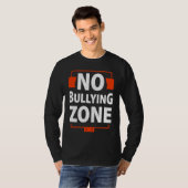 T-shirt Bullying Awareness No Bullying Zone (Devant entier)