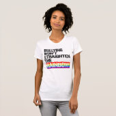 T-SHIRT BULLYING NE FERA PAS TOURNER LA COUPE DE PLUIE (Devant entier)