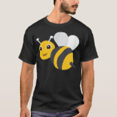 T-shirt Bumble Bee Black Yellow with Stinger Cartoon Anima (Devant)