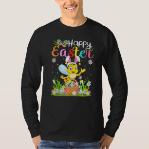 T-shirt Bumble Bee Bunny Oeuf Chasse Bumble Abee Joyeux Es